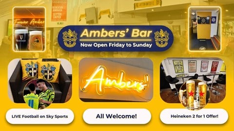 What's on in Ambers' this weekend
