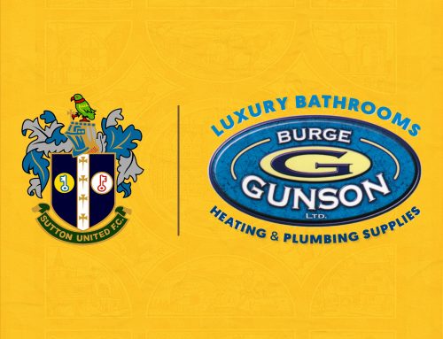 Sutton United FC Renews Partnership with Burge & Gunson as Back-of-Shirt Sponsor for Men’s First Team