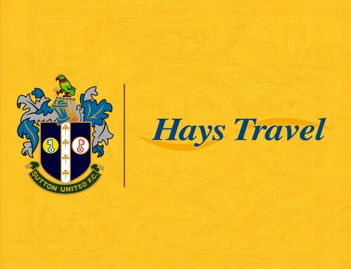 Sutton United FC Announces Exciting New Partnership with Hays Travel Sutton